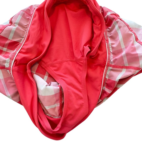 Lululemon run speed shorts Passion foxy plaid size 8 - Picture 4 of 8
